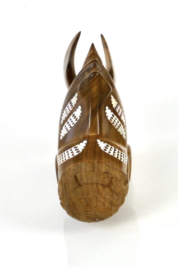 Tête de pirogue Nguzu Nguzu (dessus)