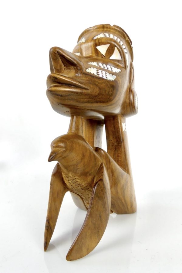 Tête de pirogue Nguzu Nguzu (3/4)
