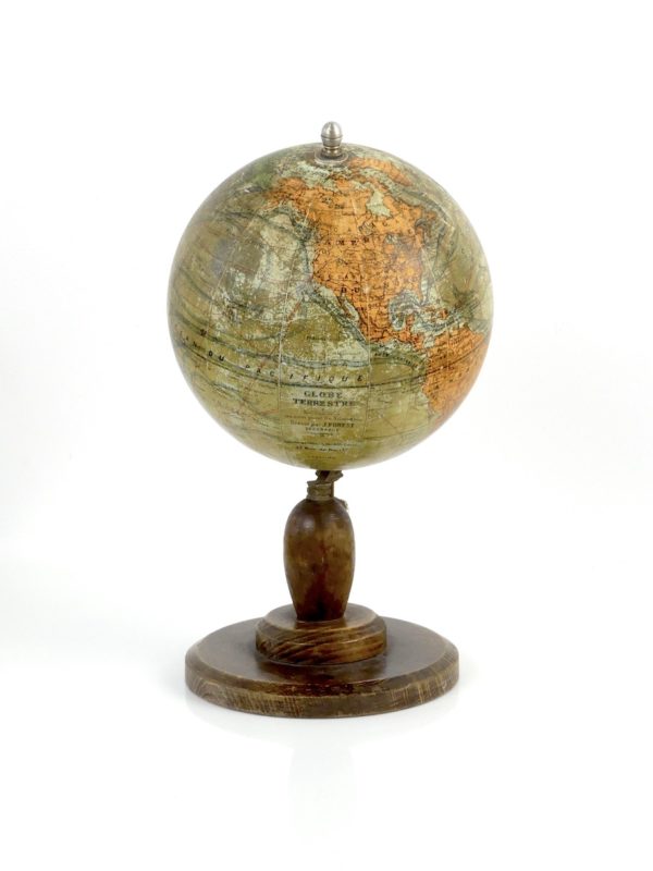 Globe terrestre de bureau J. Forest (dos)