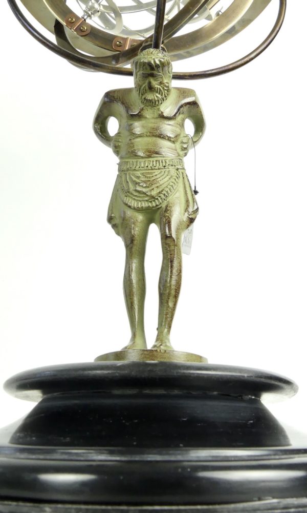 Sphère armillaire Atlas AM (détail)