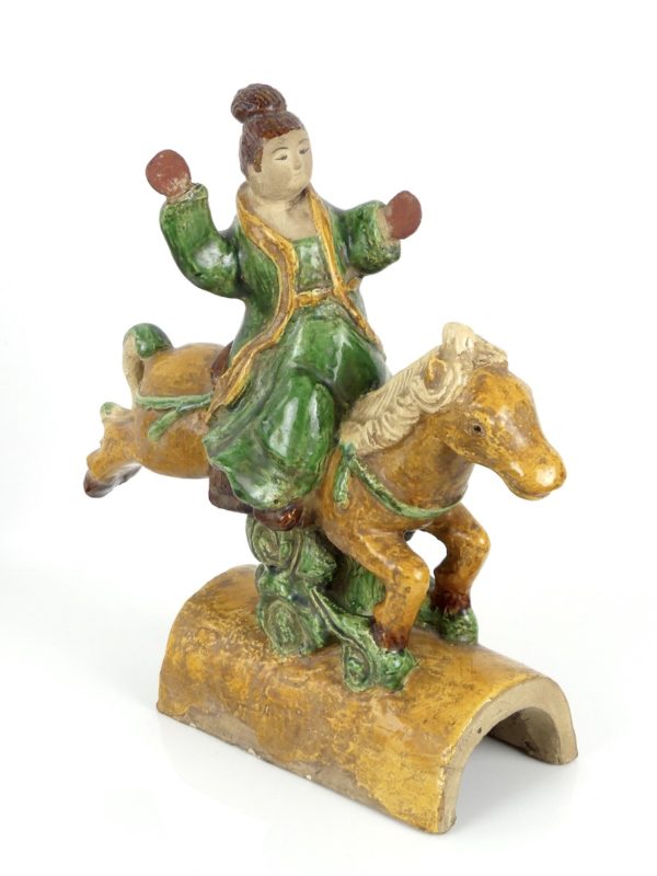 Tuile faîtière équestre chinoise (3/4)