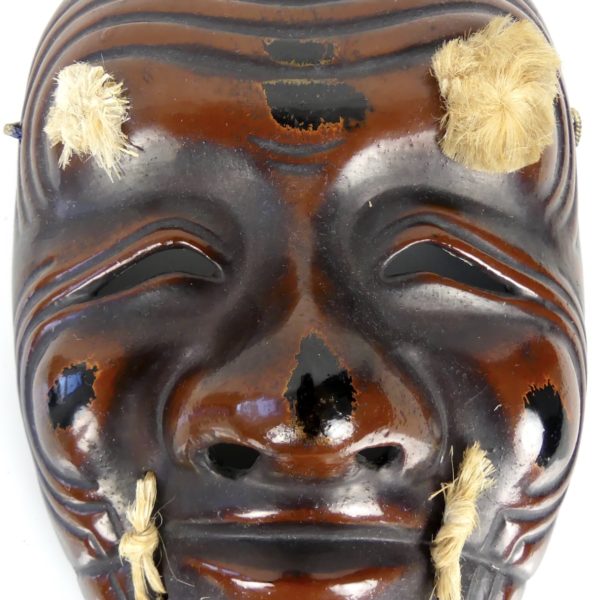 Masque Okina ancien (détail)