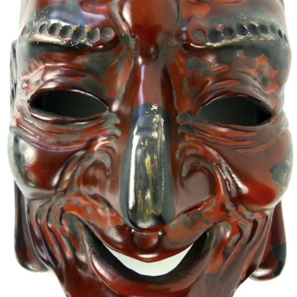 Masque ancien Taikofu (détail face)