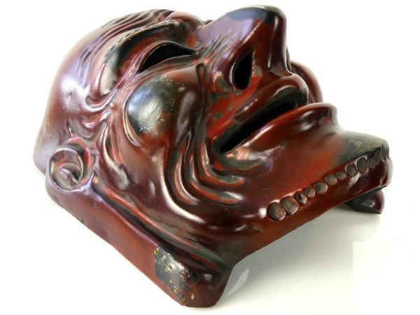 Masque ancien Taikofu (dessous 3/4 - 2)
