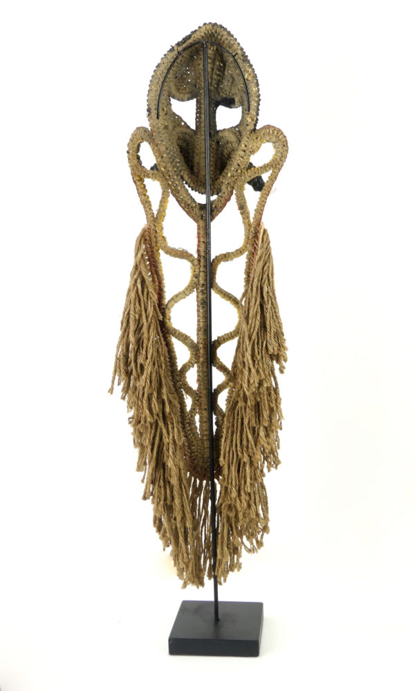 Masque et plastron tressé Baba Abelam (dos)