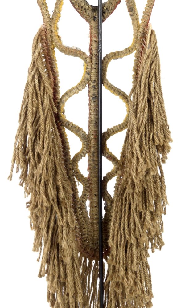Masque et plastron tressé Baba Abelam (détail dos-2)