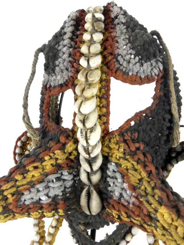 Masque et plastron tressé Baba Abelam (détail 3)