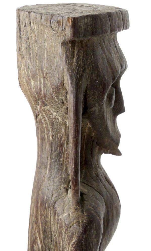Statue Modang de Kalimantan (détail profil)