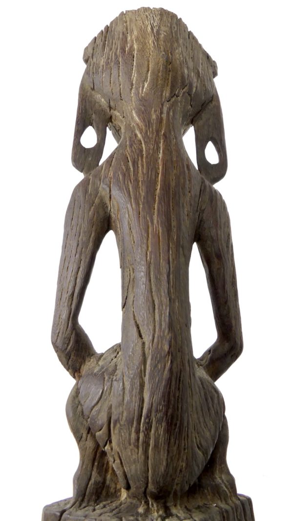 Statue Modang de Kalimantan (détail dos)