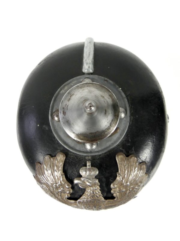Casque à pointe Prussien en cuir – Image 4