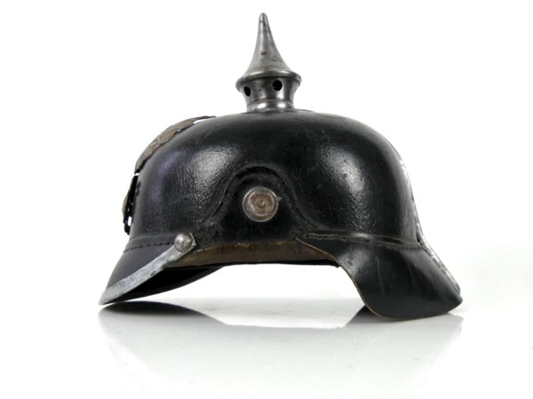 Casque à pointe Prussien en cuir – Image 2
