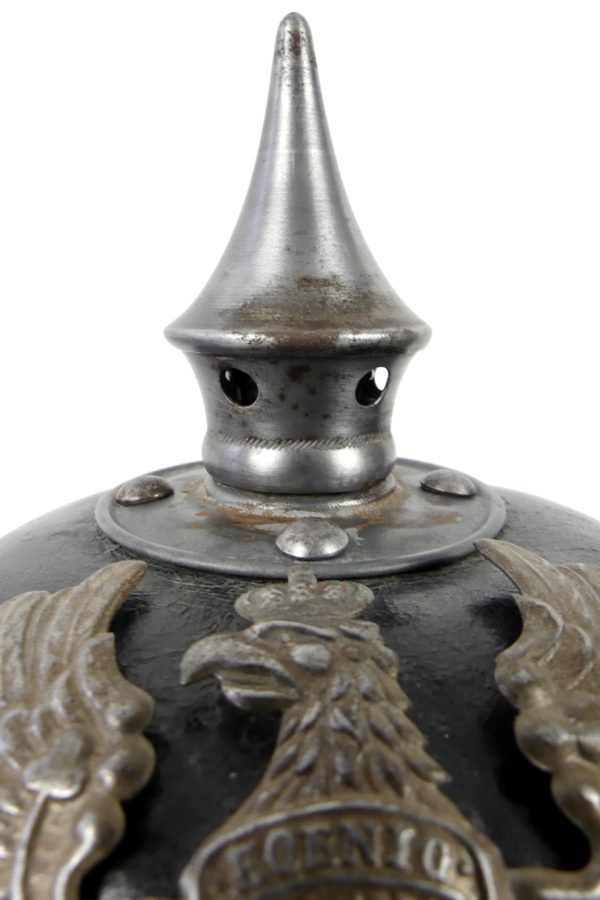 Casque à pointe Prussien en cuir – Image 9