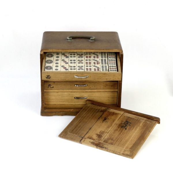 Jeu de Mahjong ancien (face ouvert)