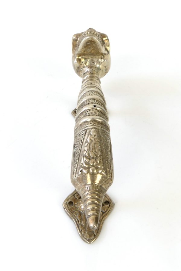 Petite poignée Skull argentée (dessous)