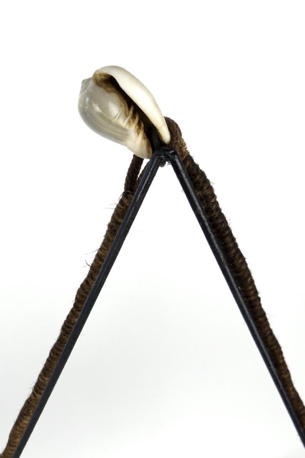 Collier à plumes de cérémonie papou (détail 3)