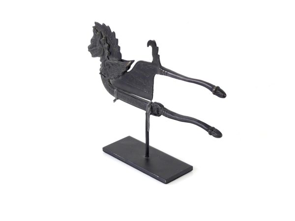 Ancien coupe bétel dragon en bronze (3/4 dos)