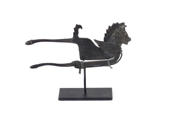 Ancien coupe bétel dragon en bronze (profil 2)
