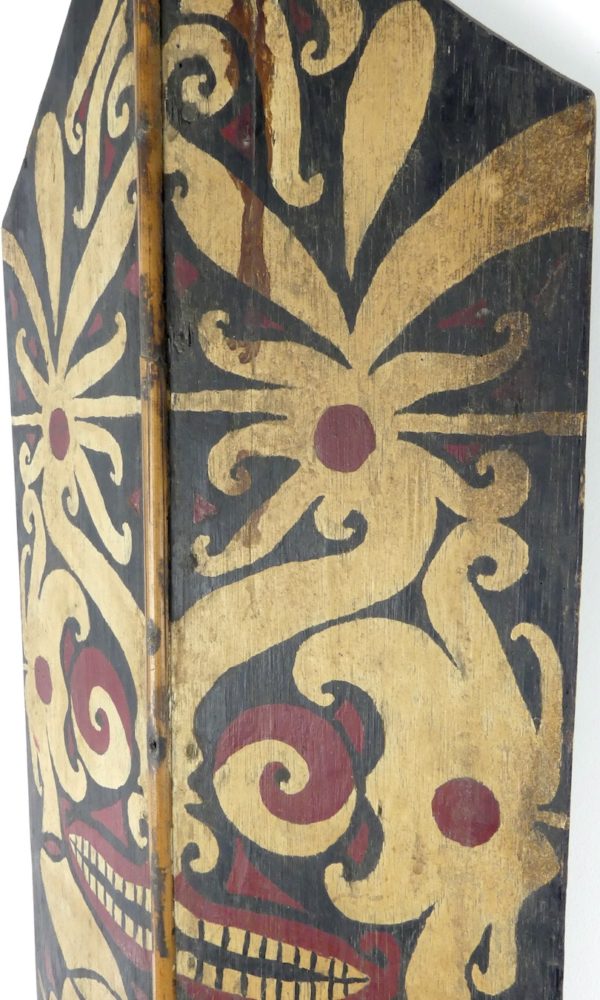 Bouclier Dayak Kalimantan (détail 3/4)