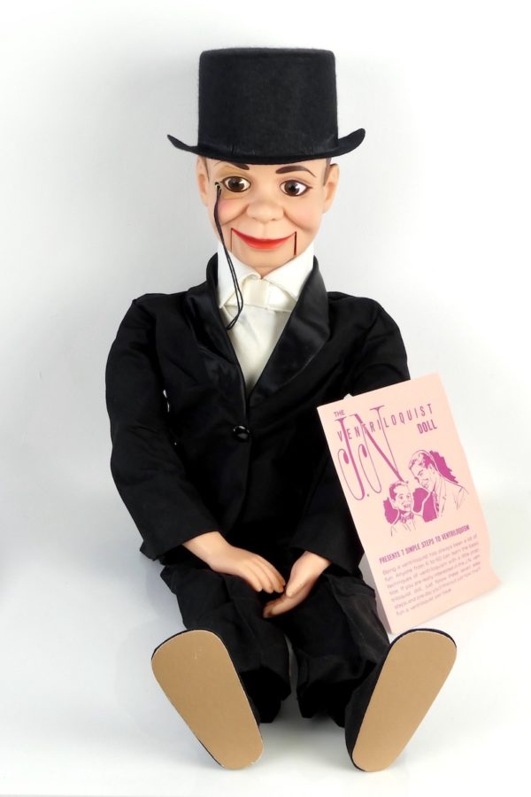 Poupée rare de ventriloque Charlie McCarthy neuve