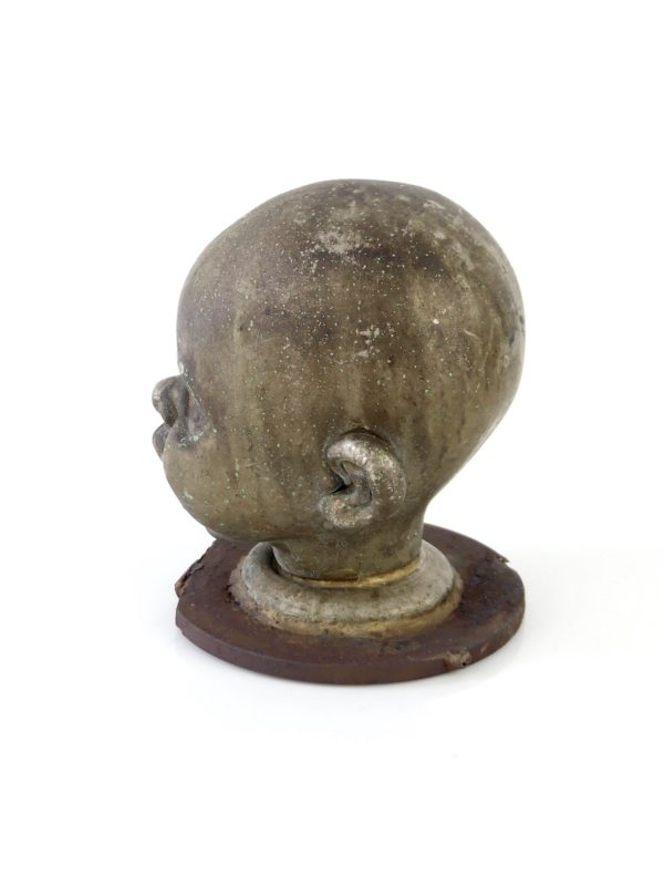 Matrice tête de poupée en bronze (profil)