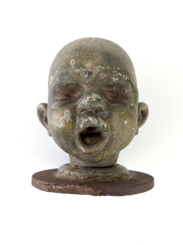 Matrice tête de poupée en bronze (face 2)