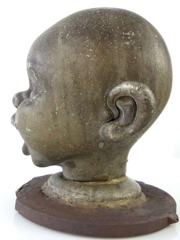 Matrice tête de poupée en bronze (profil)