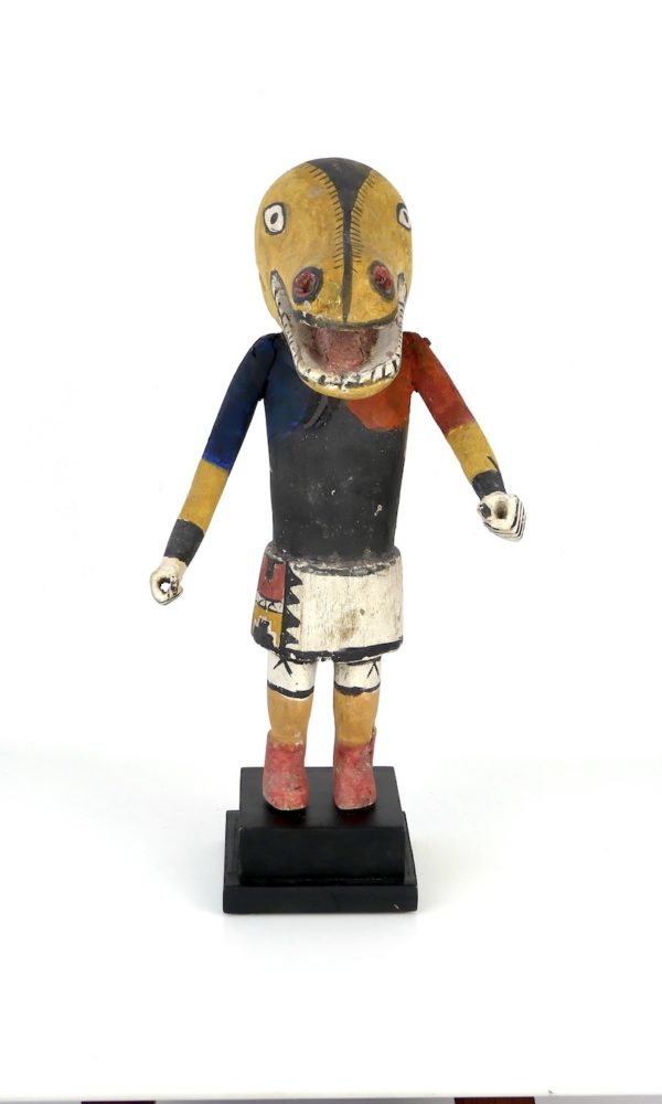 Poupée Kachina jaune Hopi (face)
