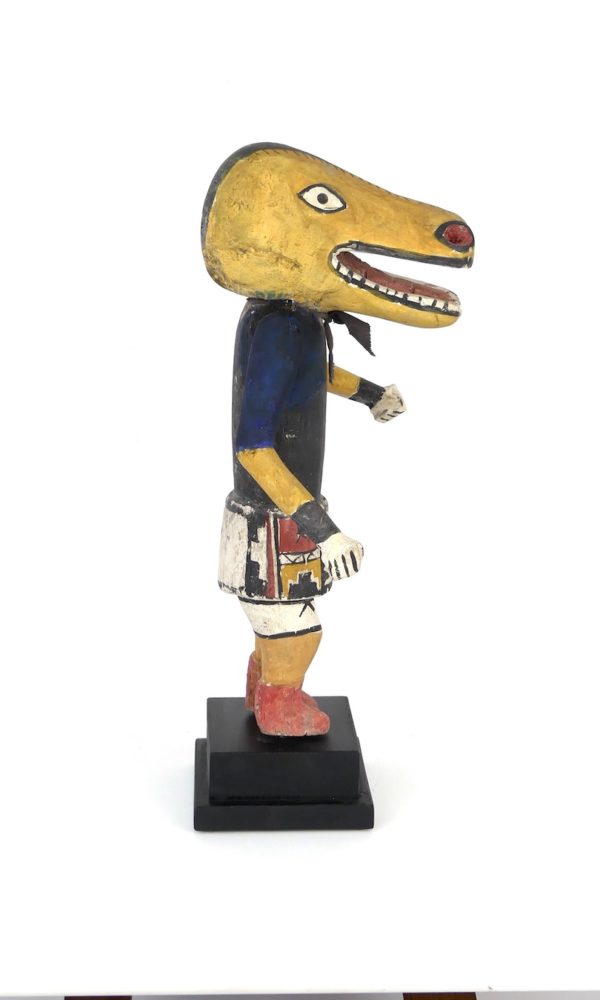 Poupée Kachina jaune Hopi (profil)