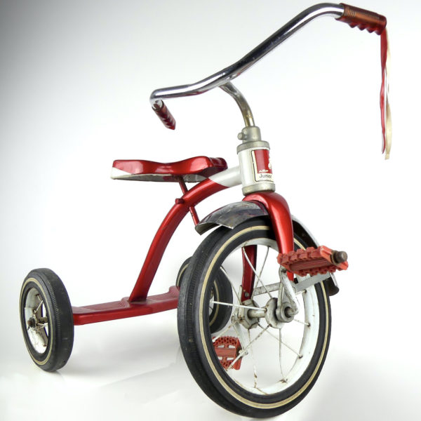 Tricycle Junior AMF rouge et blanc USA (3/4)