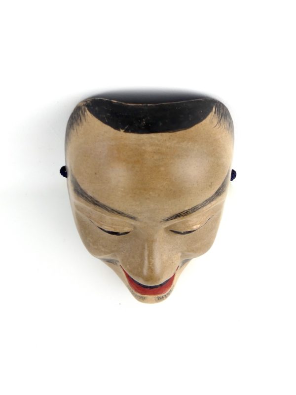 Masque Ayakashi en bois (dessus)