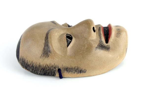 Masque Ayakashi en bois (profil)