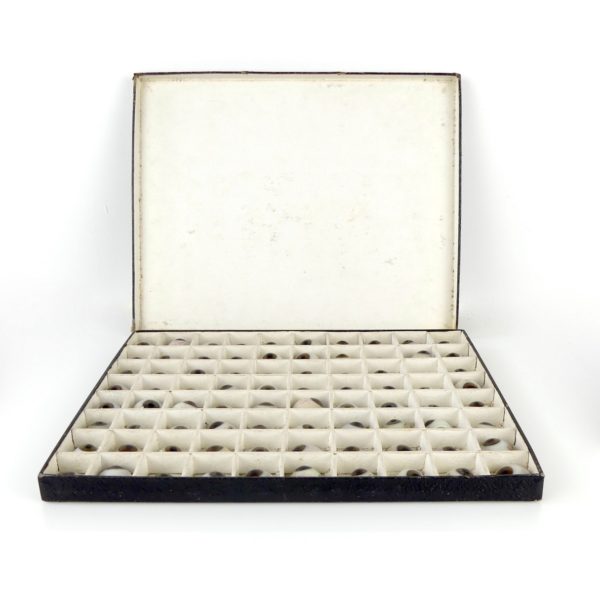 Coffret complet de 80 globes oculaires (ouverte)