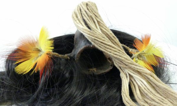Tête réduite Jivaro (dessous)