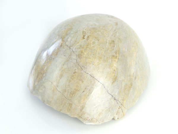 Vasque à poser en onyx vert (dessous)