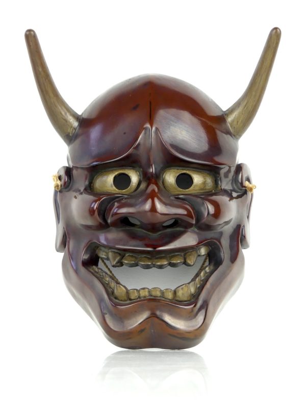 Masque Hannya en bois