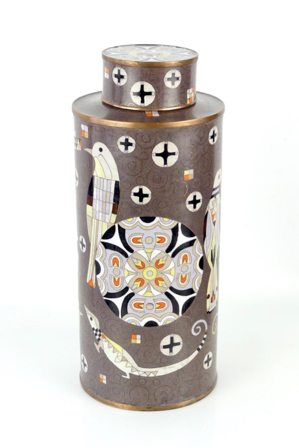 Pot en cloisonné Graphic Birds – Image 9