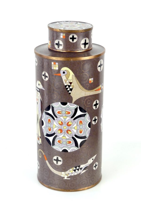 Pot en cloisonné Graphic Birds – Image 10