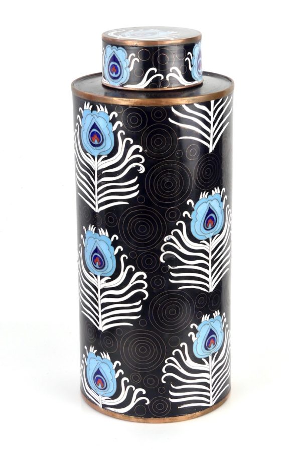 Pot en cloisonné Peacock (3/4)