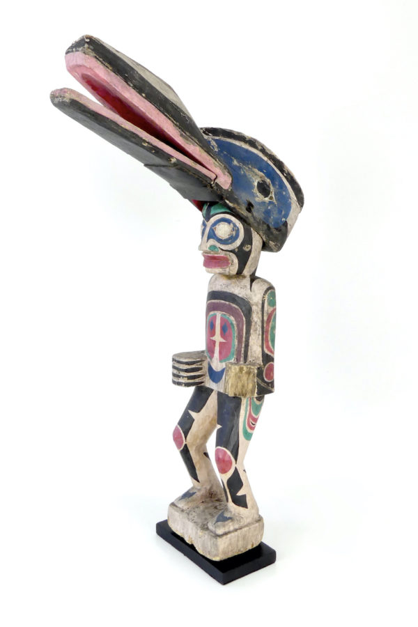 Statue d’ancêtre Kwakwak’wakw Tseiqami (3/4)