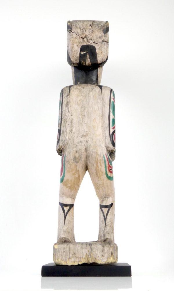 Statue d’ancêtre Kwakwak’wakw Tseiqami (dos)