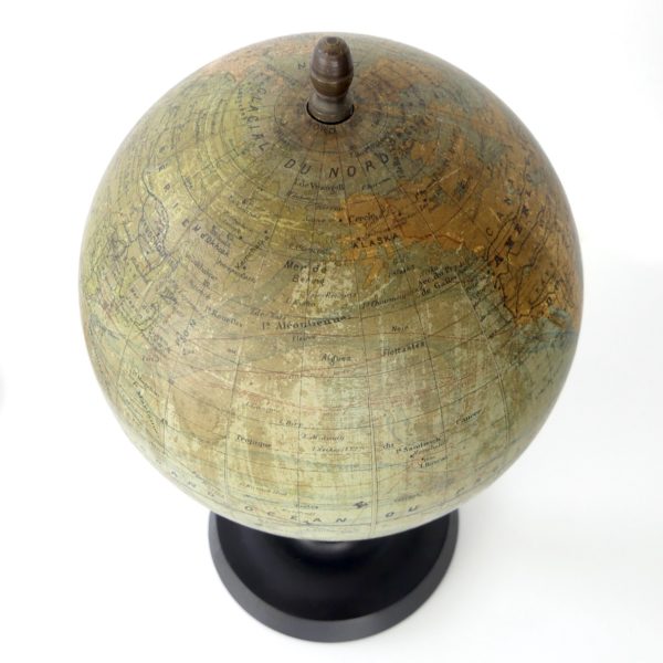 Globe terrestre de bureau droit J. Forest (dessus 2)