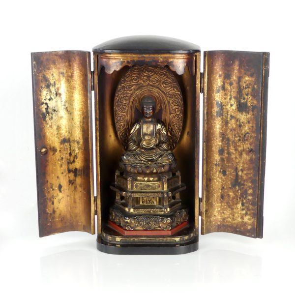 Butsudan Bouddha Amida (ouvert)