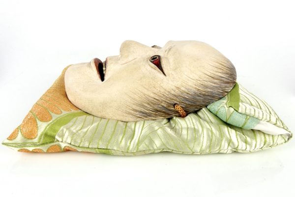Masque Ohdoji Théâtre Nô (profil sac)