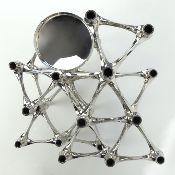 Set de 14 bougeoirs Fritz Nagel et coupelle (dessus)