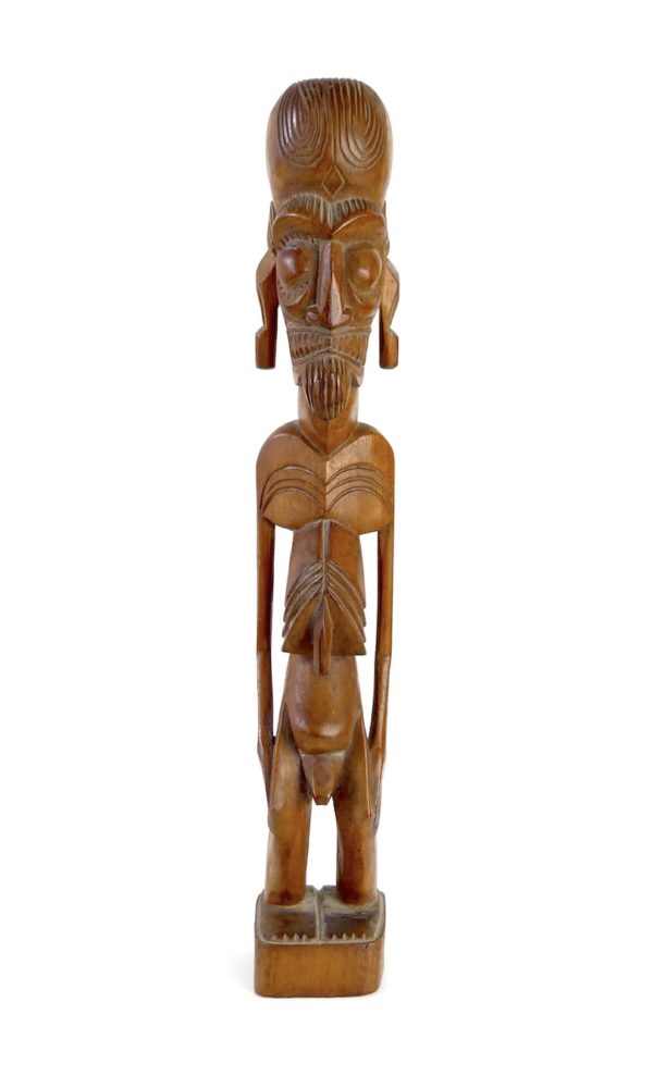 Moaï Kavakava sur socle carré (face)