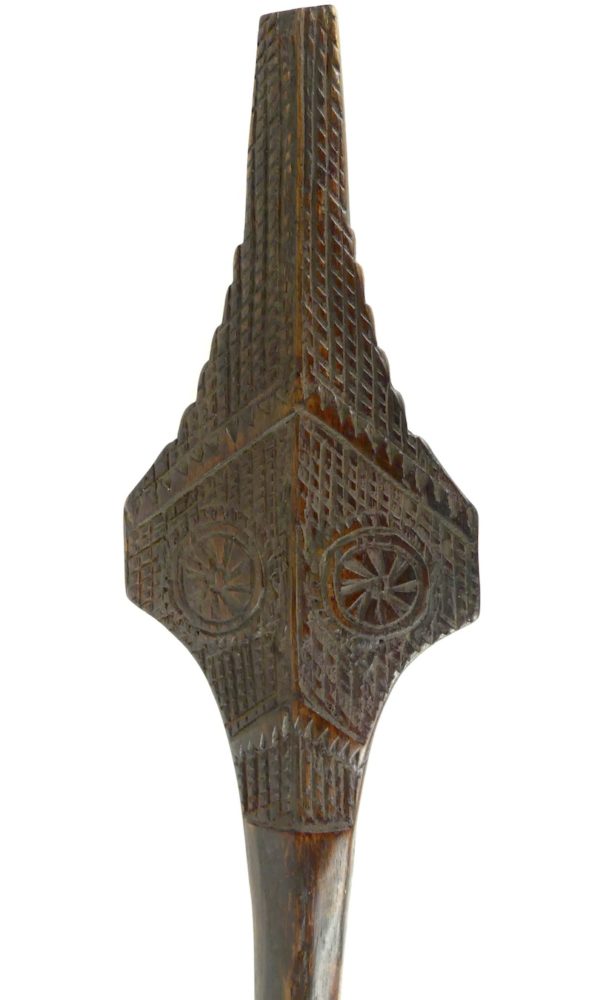 Massue Siriti fidjienne Gugu (détail face)