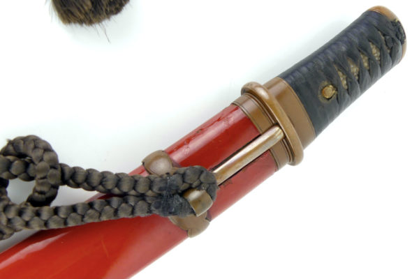 Tanto de samouraï ancien (détail kozuka)