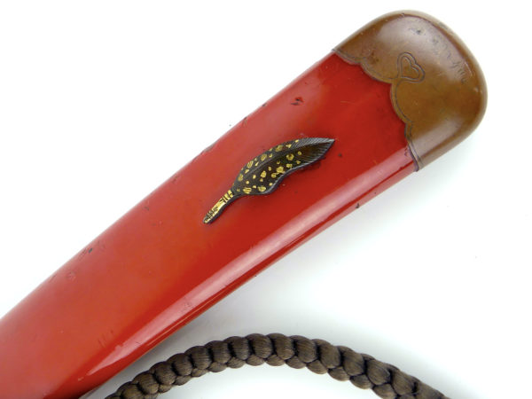 Tanto de samouraï ancien (détail menuki)