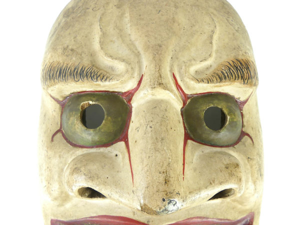 Vieux masque Kurohige dieu dragon (détail)