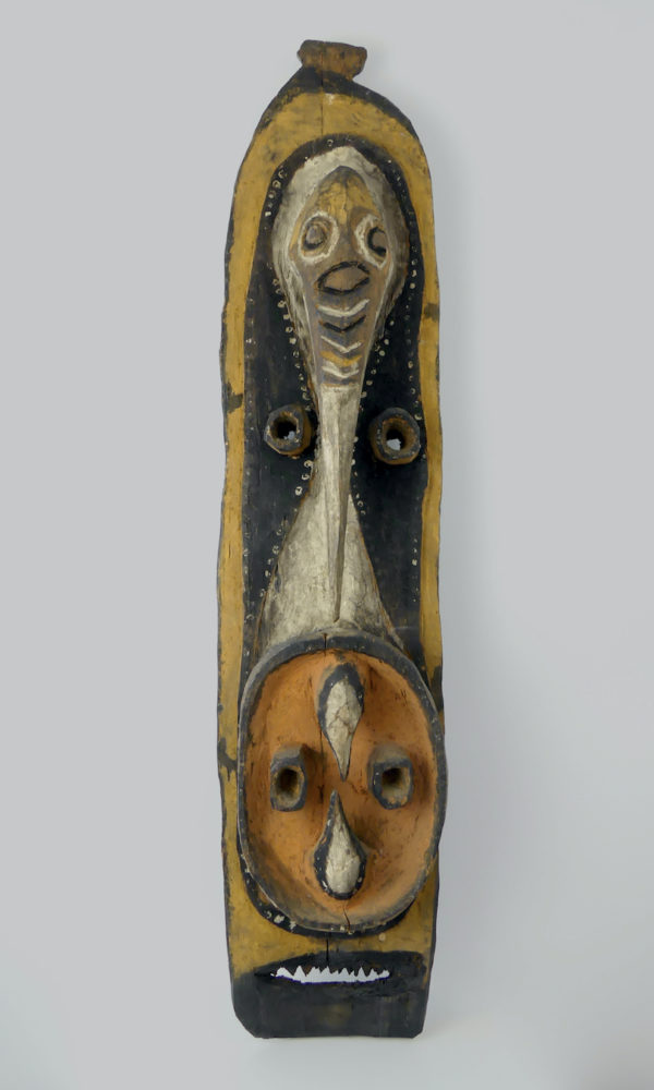 Masque de pignon Garra en bois de fer (face)